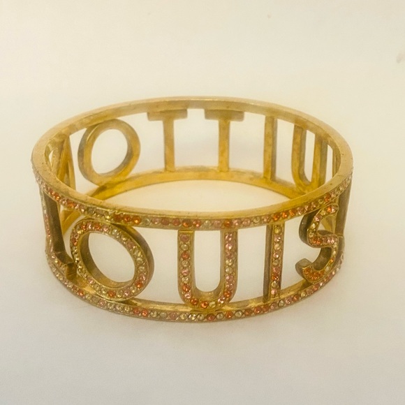 Louis Vuitton Swarovski Crystals Bangle Bracelet - Picture 2 of 7